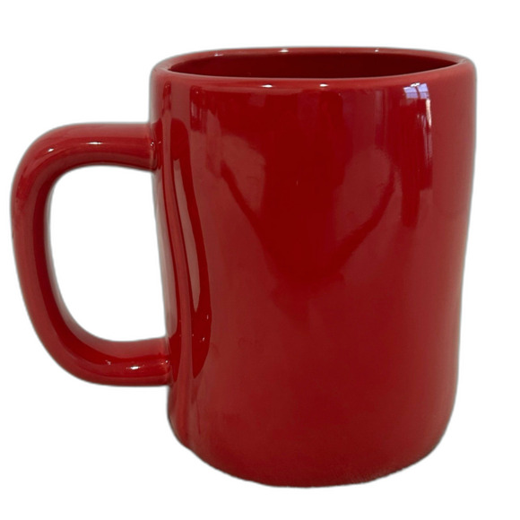 Rae Dunn Artisan Collection by Magenta “HO HO HO” Embossed Ceramic Christmas Mug - Picture 4 of 10